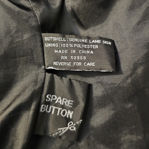 Roundtree Yorke Mens Lambskin Leather Jacket - Picture 12 of 13